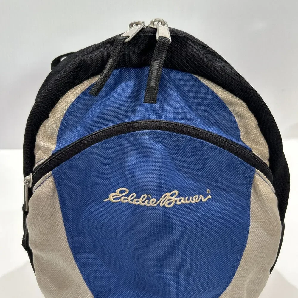 Vintage Eddie Bauer Mini Nylon Small Backpack Rucksack Hiking Bag
